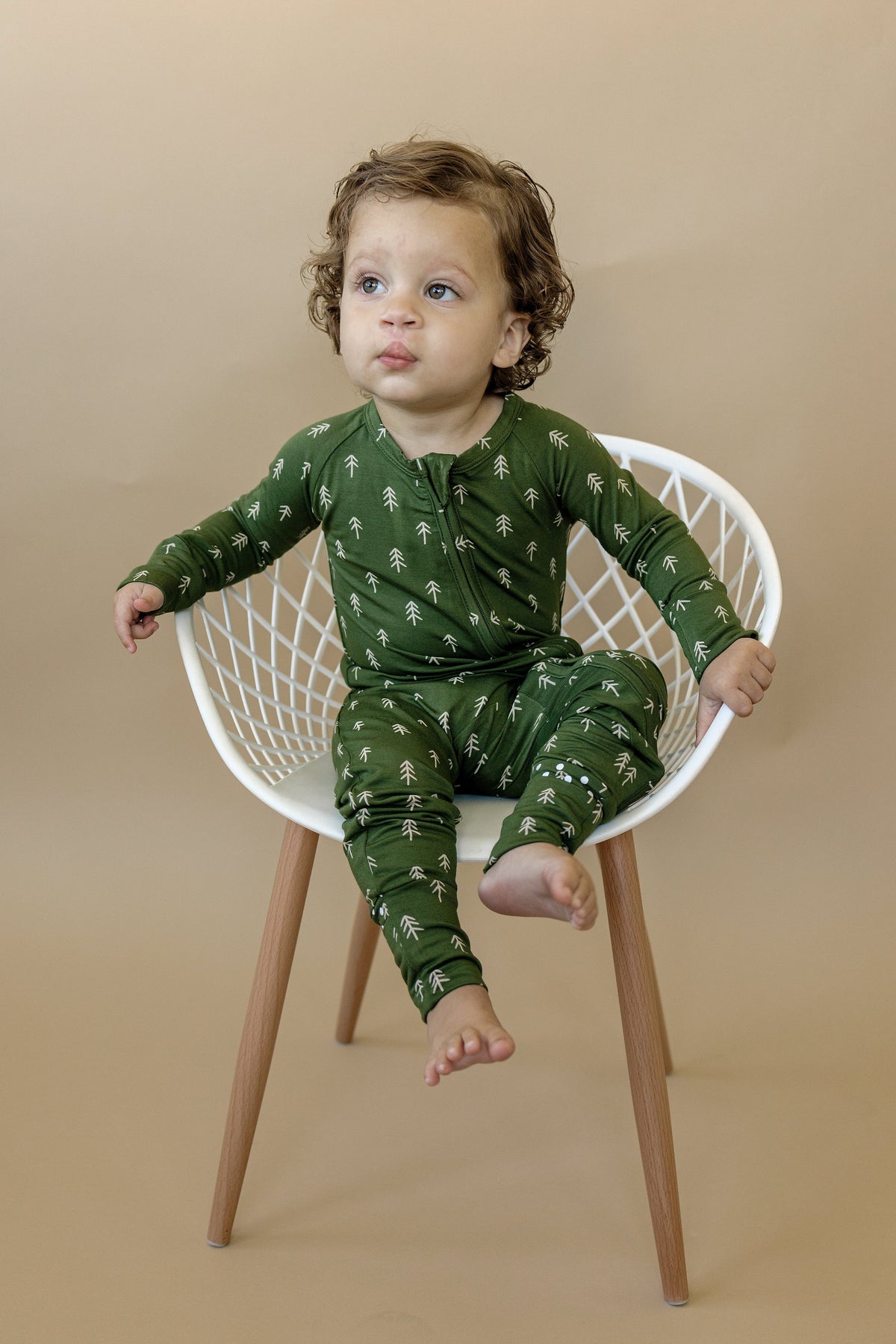 Evergreen Dreams Zippy Romper