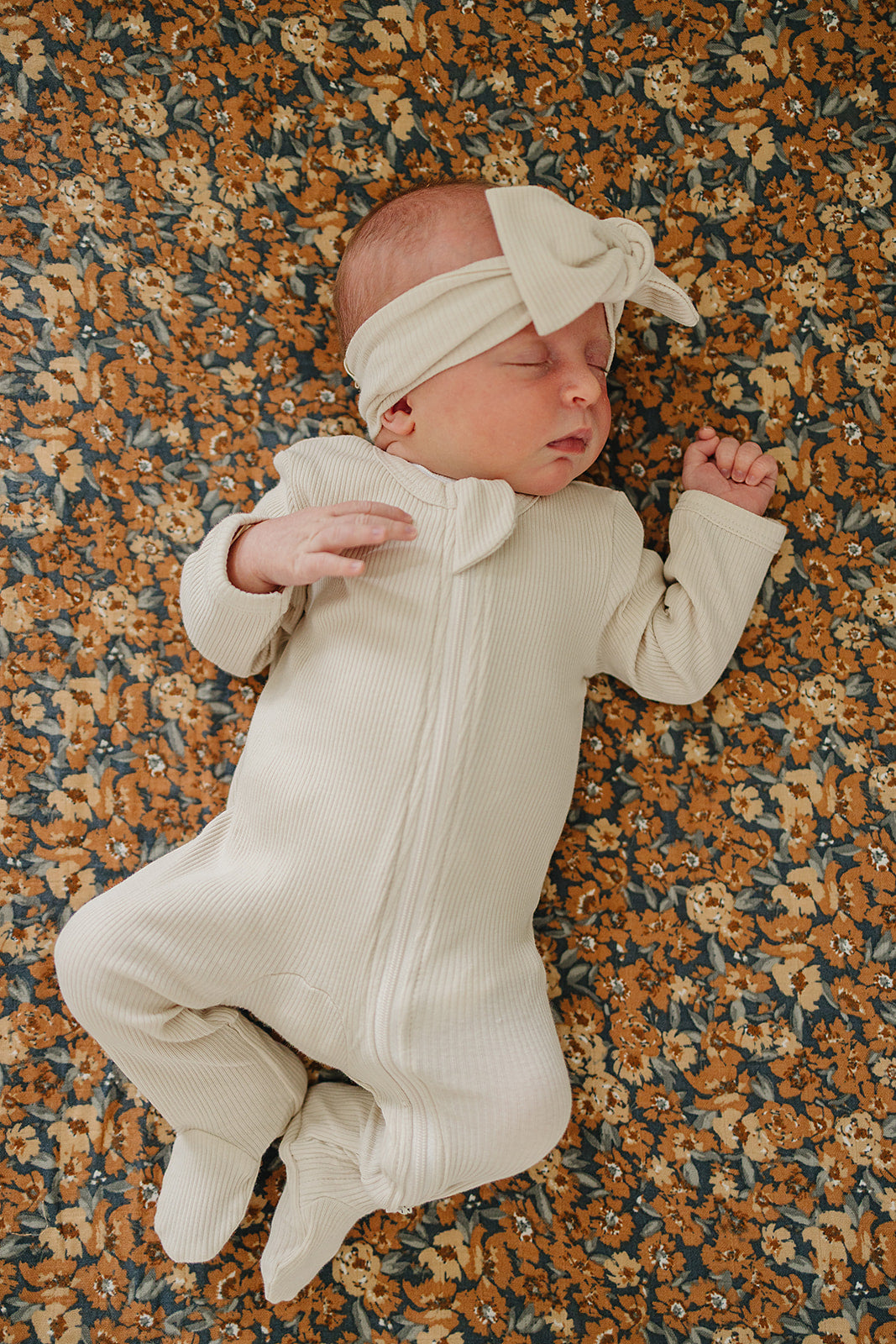 Vanilla Organic Cotton Ribbed Zipper