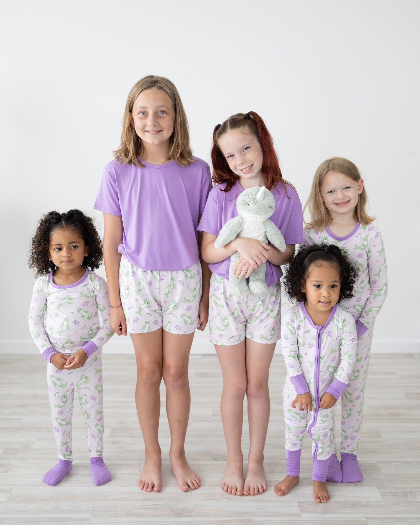Narwhal Girls Youth Short Set