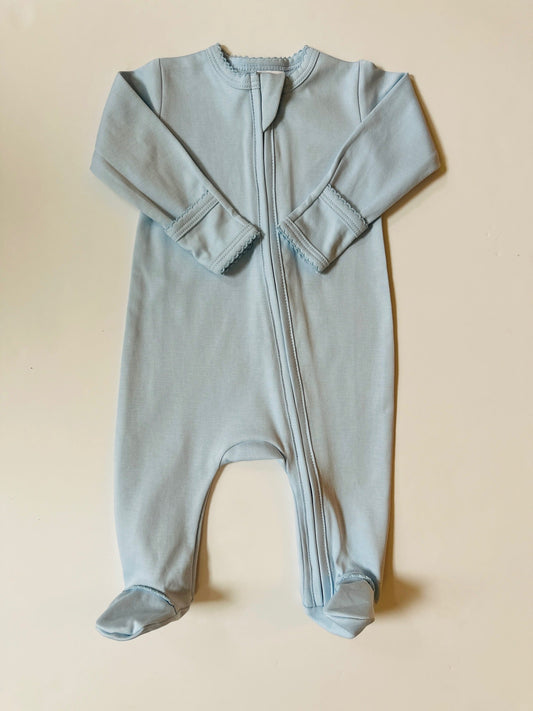 Stroller Society Pima Cotton Zipper Footies Infant Apparel