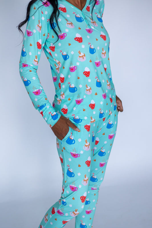 Cuppa Cozy Women’s Bamboo Pajama Set