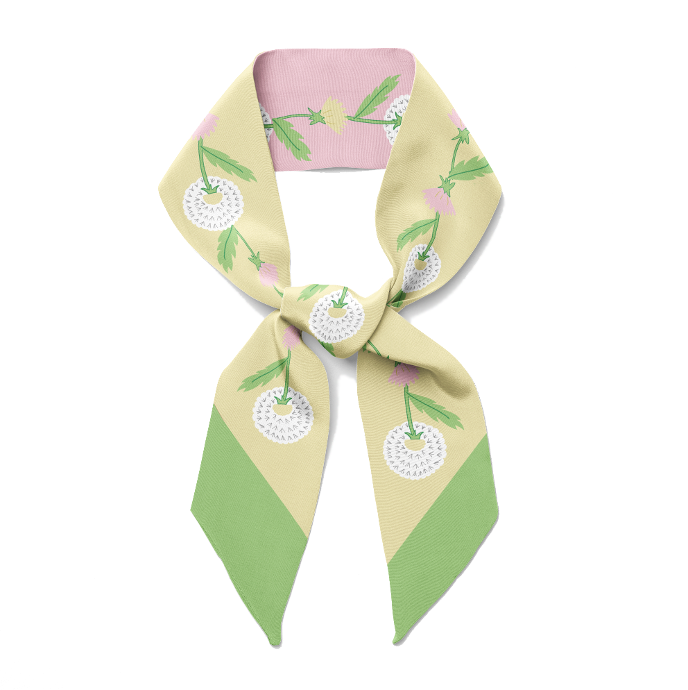 Dandelion Twilly Ribbon Scarf