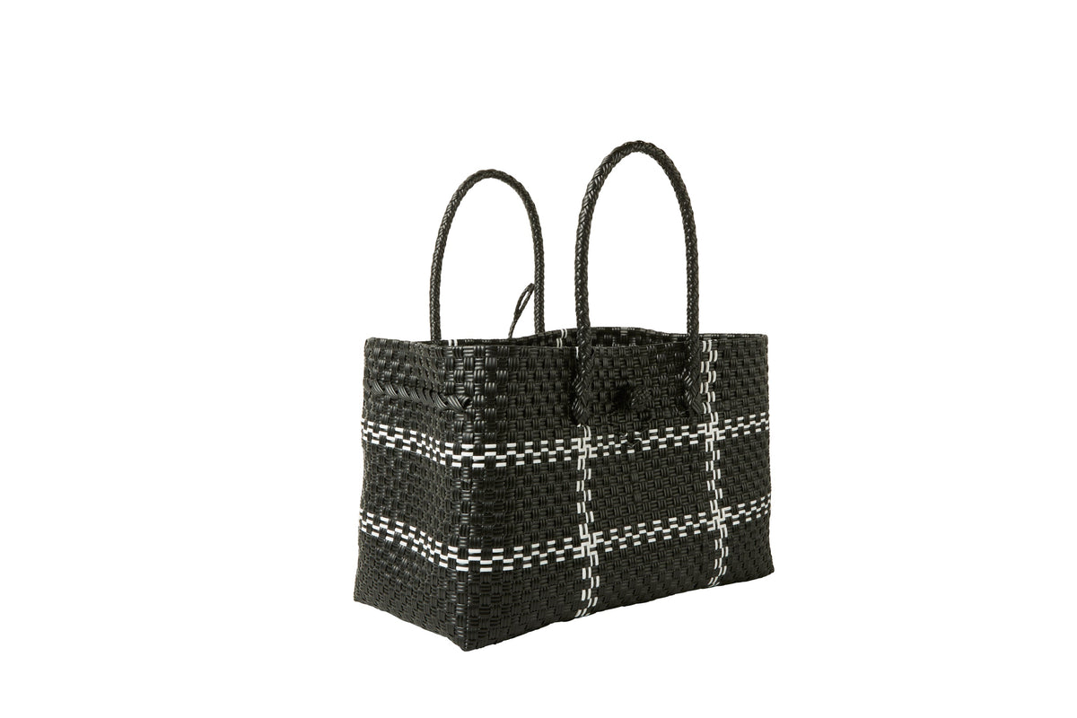 The Midi Piper Handwoven Tote · Recycled Plastic