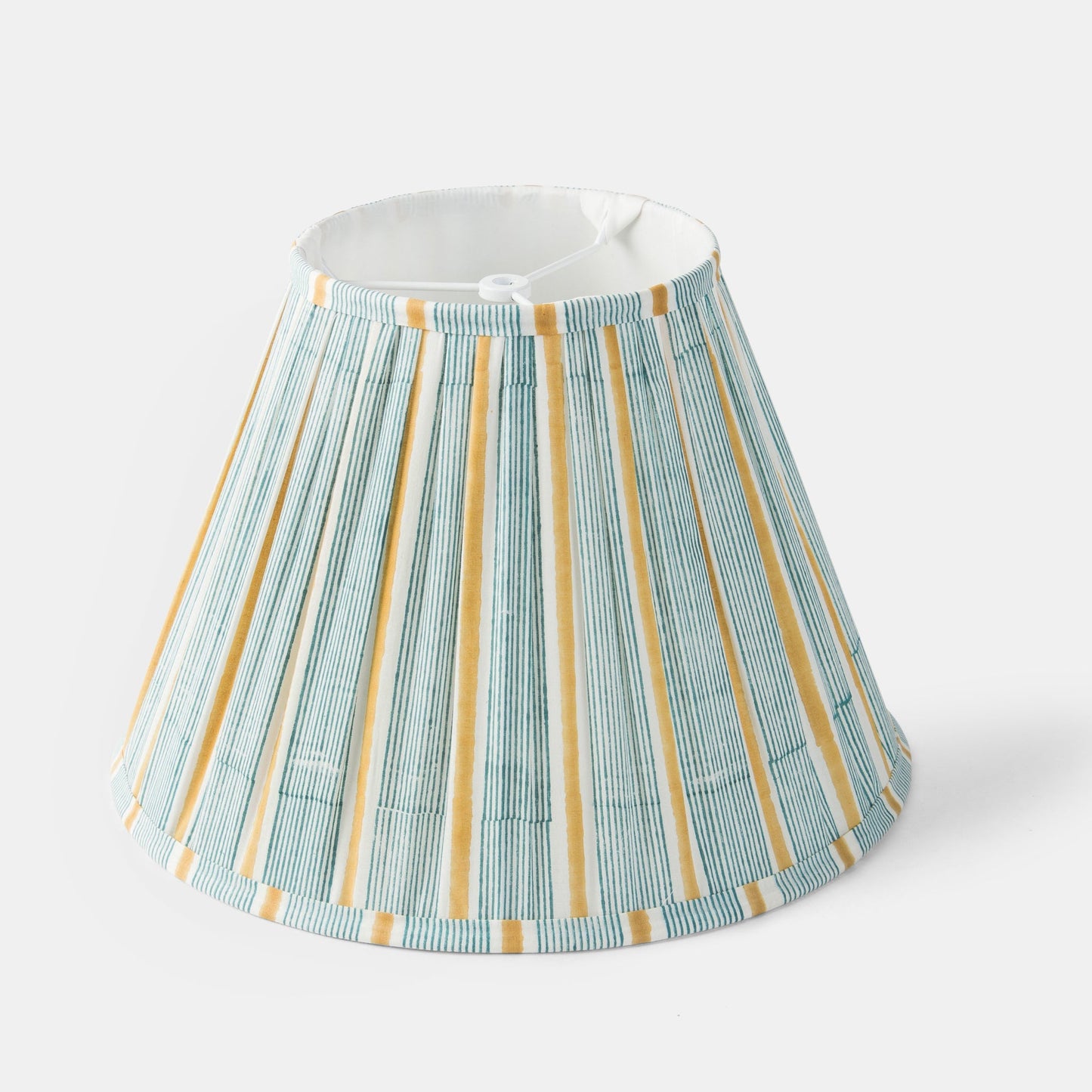 Sunny Stripes Cotton Lampshade Blue/Yellow