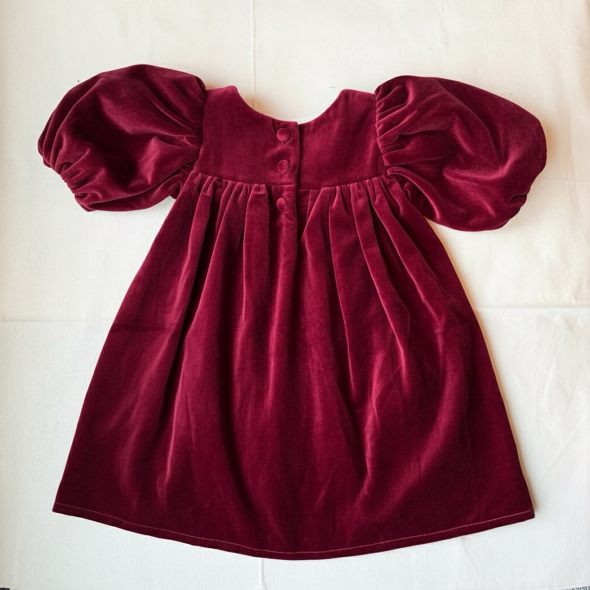 Rosemoor Dress |  Winterberry Red  Cotton Velvet