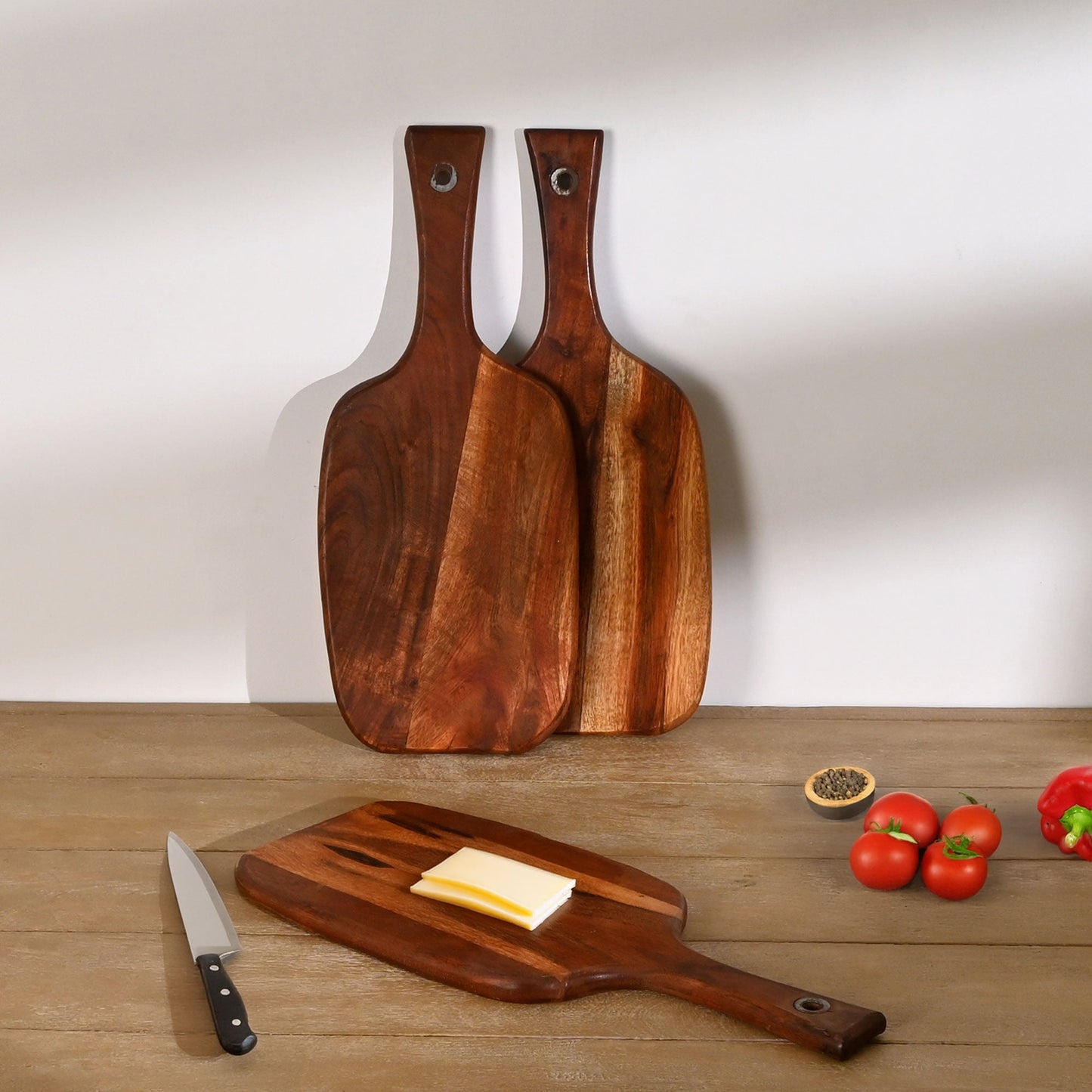 Paddle Cutting Board | Chopping Board | Wood | Set of 3