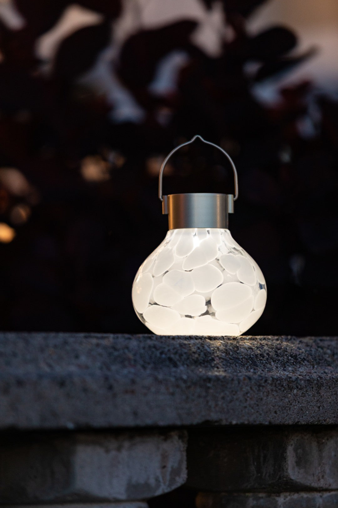 Solar Tea Lantern Handblown Glass 3-pack