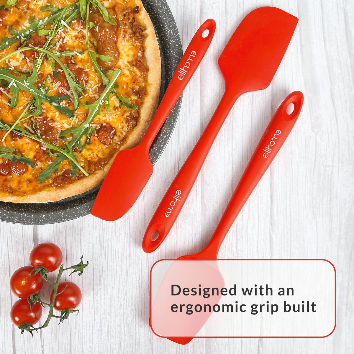 6 Piece Silicone Spatula Set