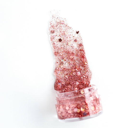 Rose Gold Hair Glitter