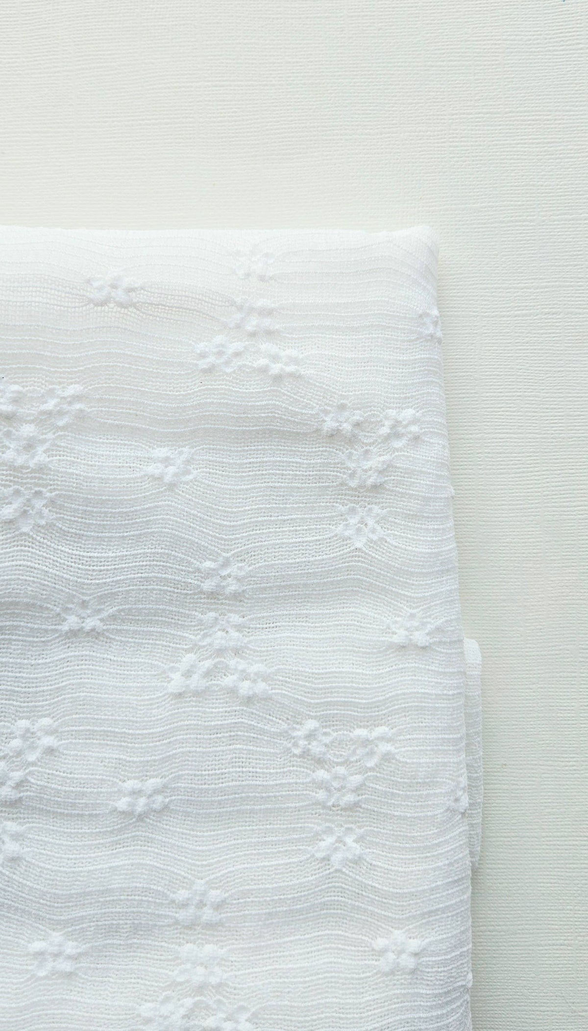 Small White Floral Lace bow