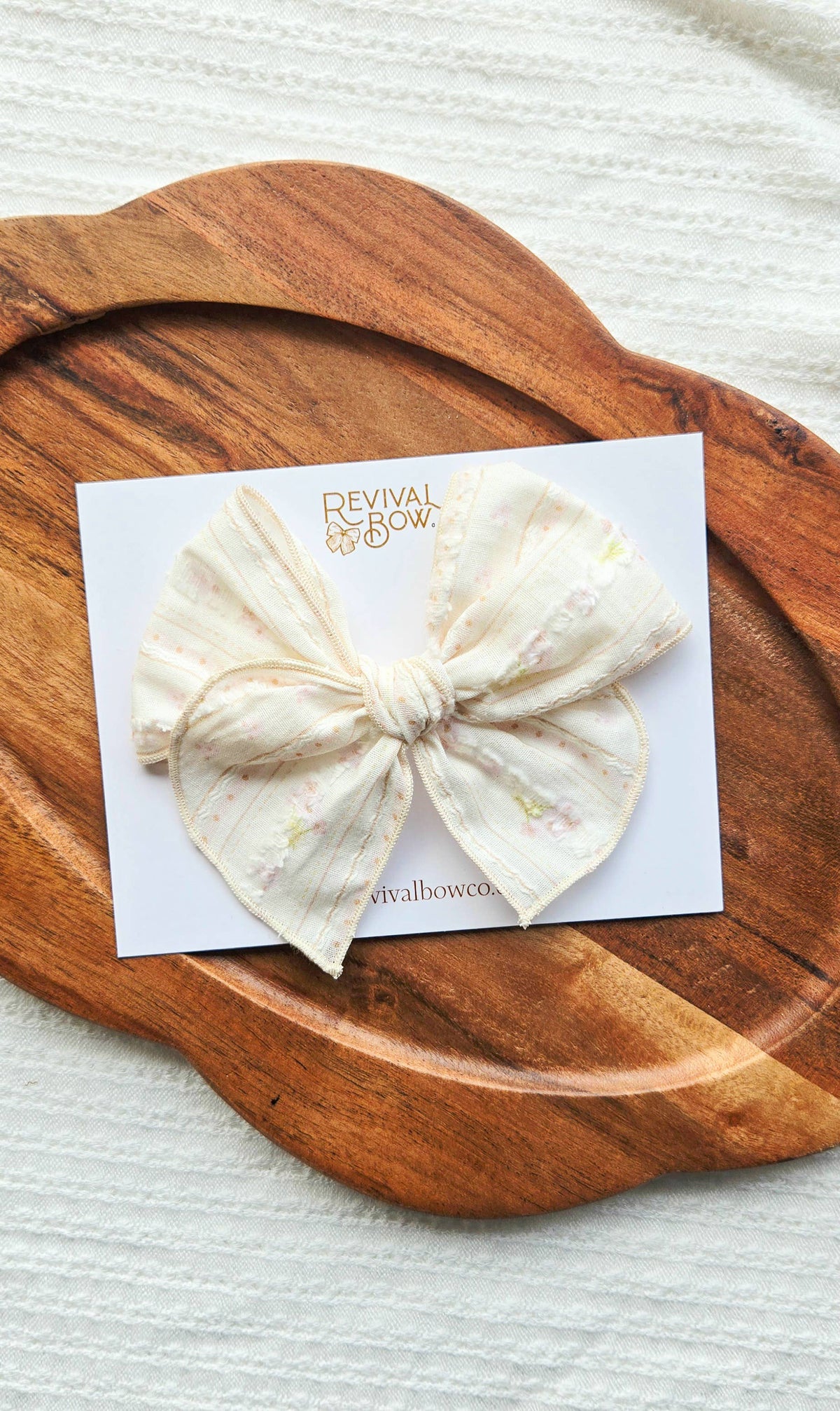 Fable Bow on Clip • Lydia Floral