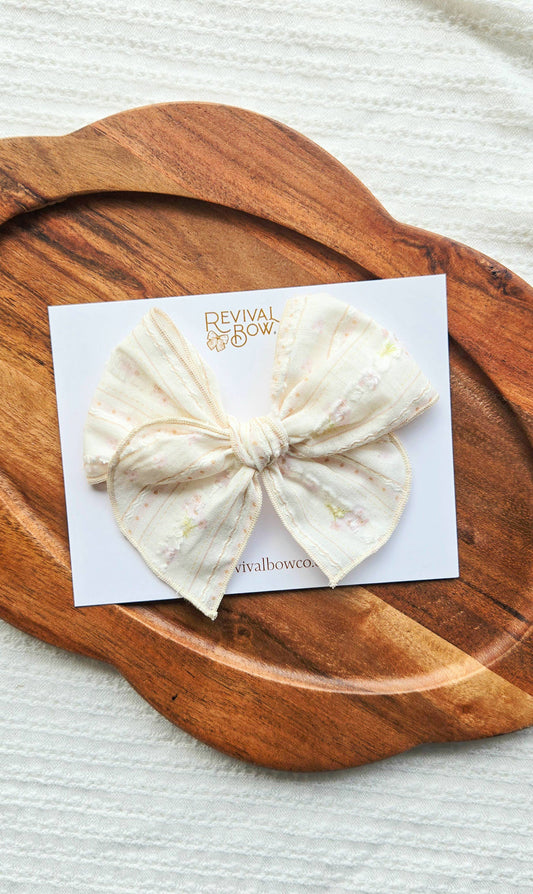 Fable Bow on Clip • Lydia Floral