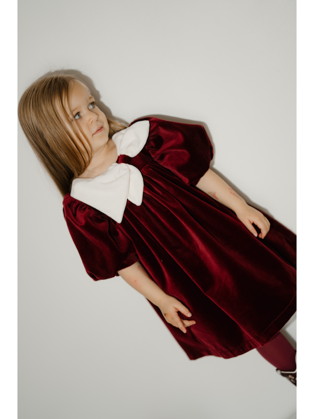 Rosemoor Dress |  Winterberry Red  Cotton Velvet