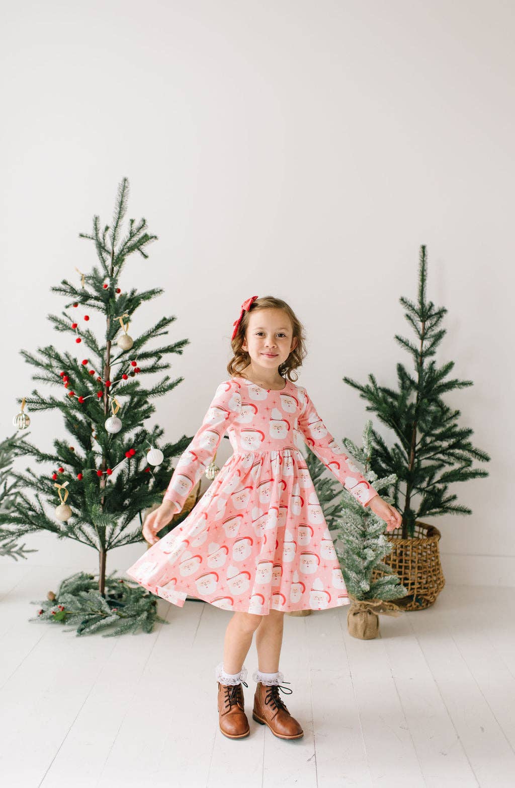Santa Cocoa Pocket Twirl Dress