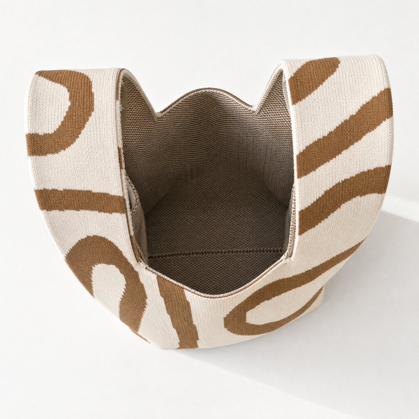 Meander Beige Handbag