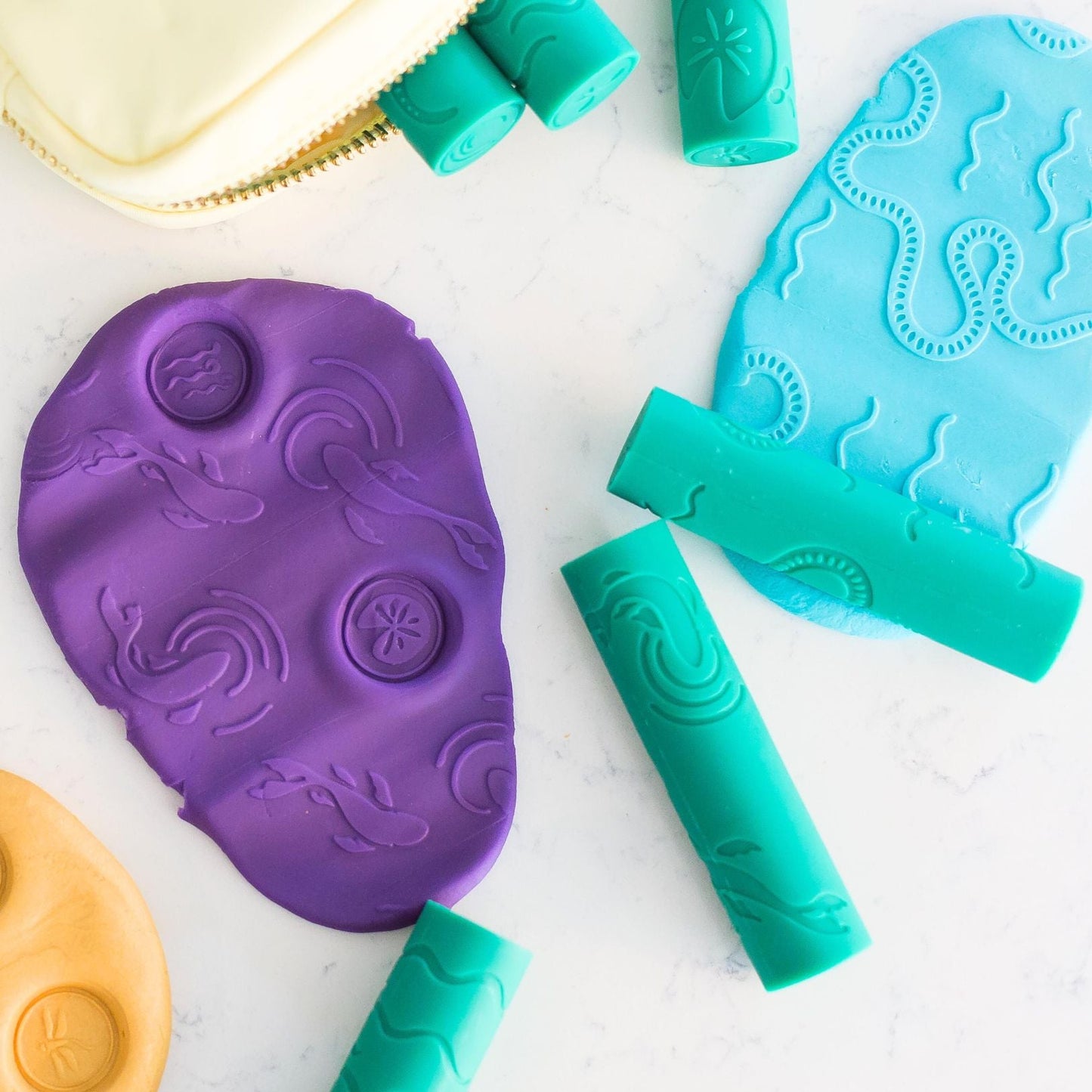 Pond Life Play Dough Rollers (set of 6)