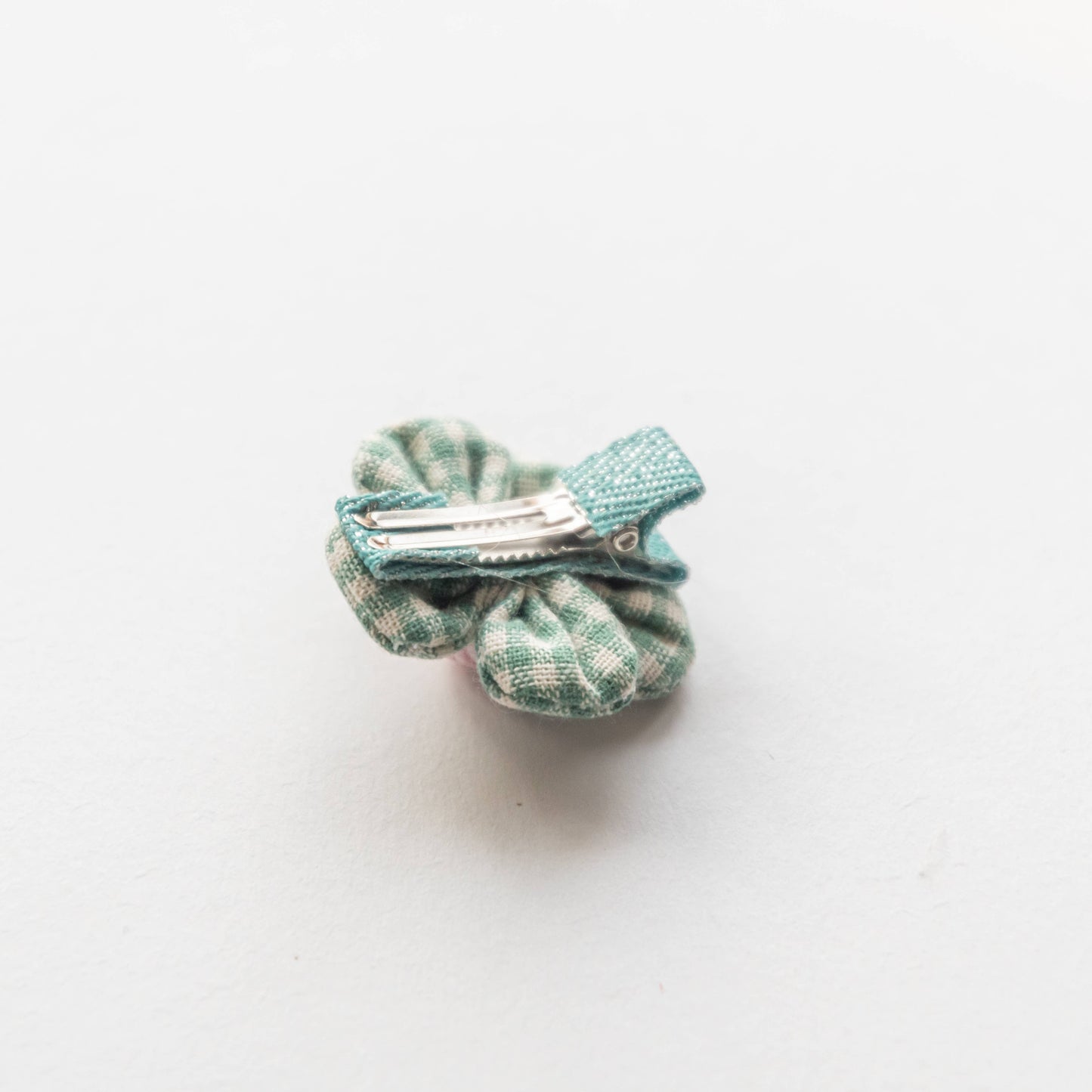 Gingham Flower Hair Clips Bundle | Set of 4