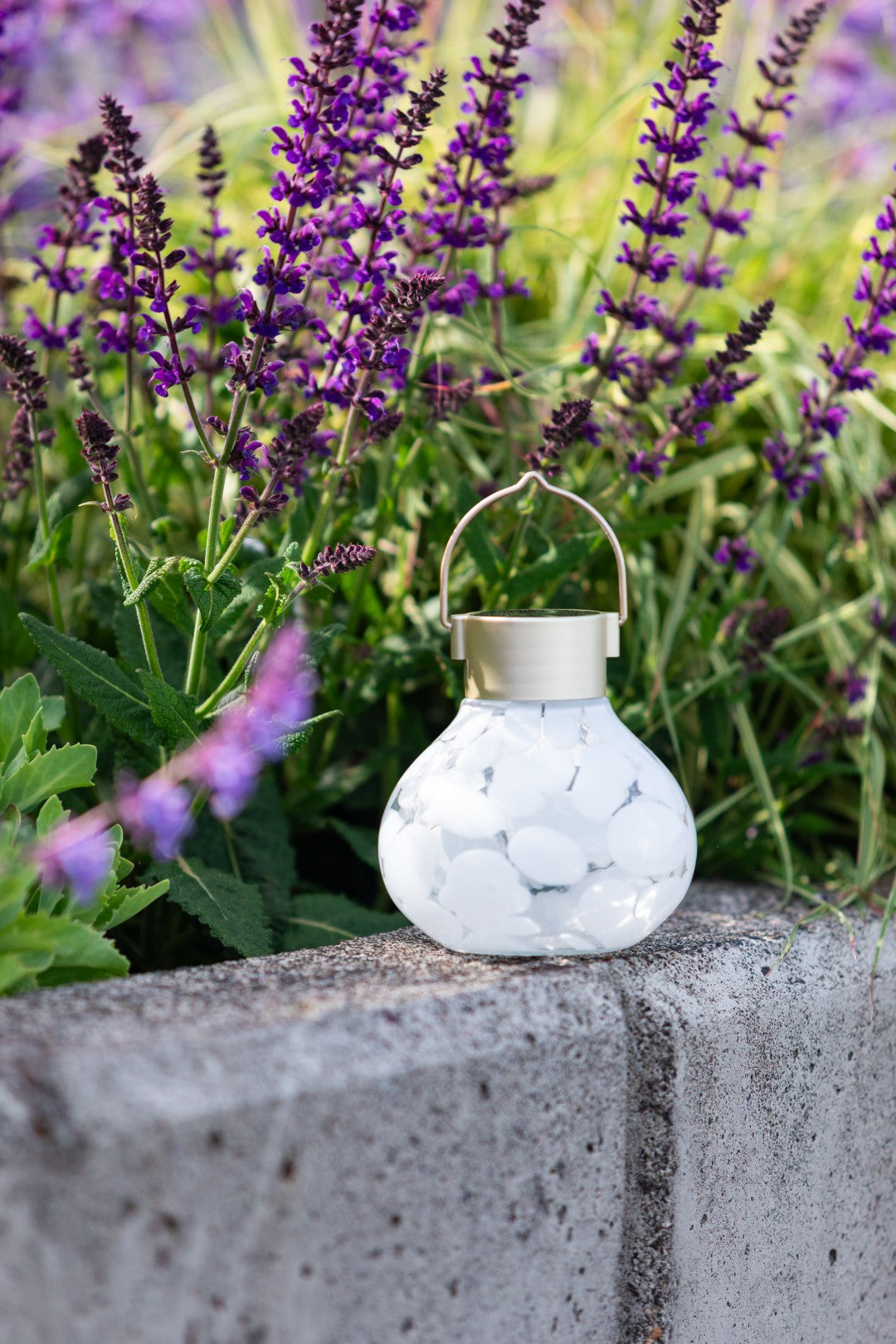 Solar Tea Lantern Handblown Glass 3-pack