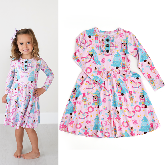 Nutcracker Ruffle Dress