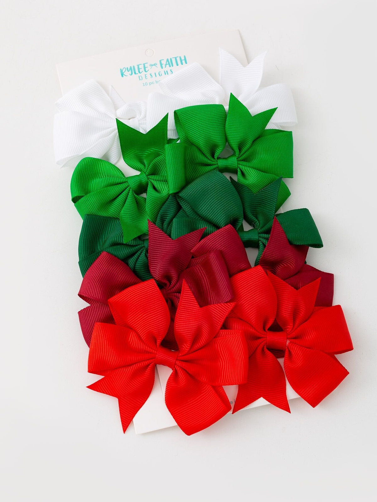 Fall Bow Hair Clip Set