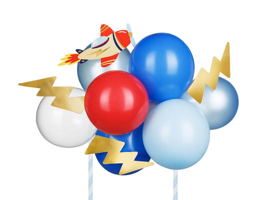 Airplane Balloon Cake Topper