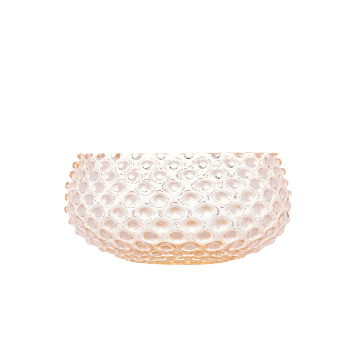 Hobnail Bowl - Large - Apricot Chiffon