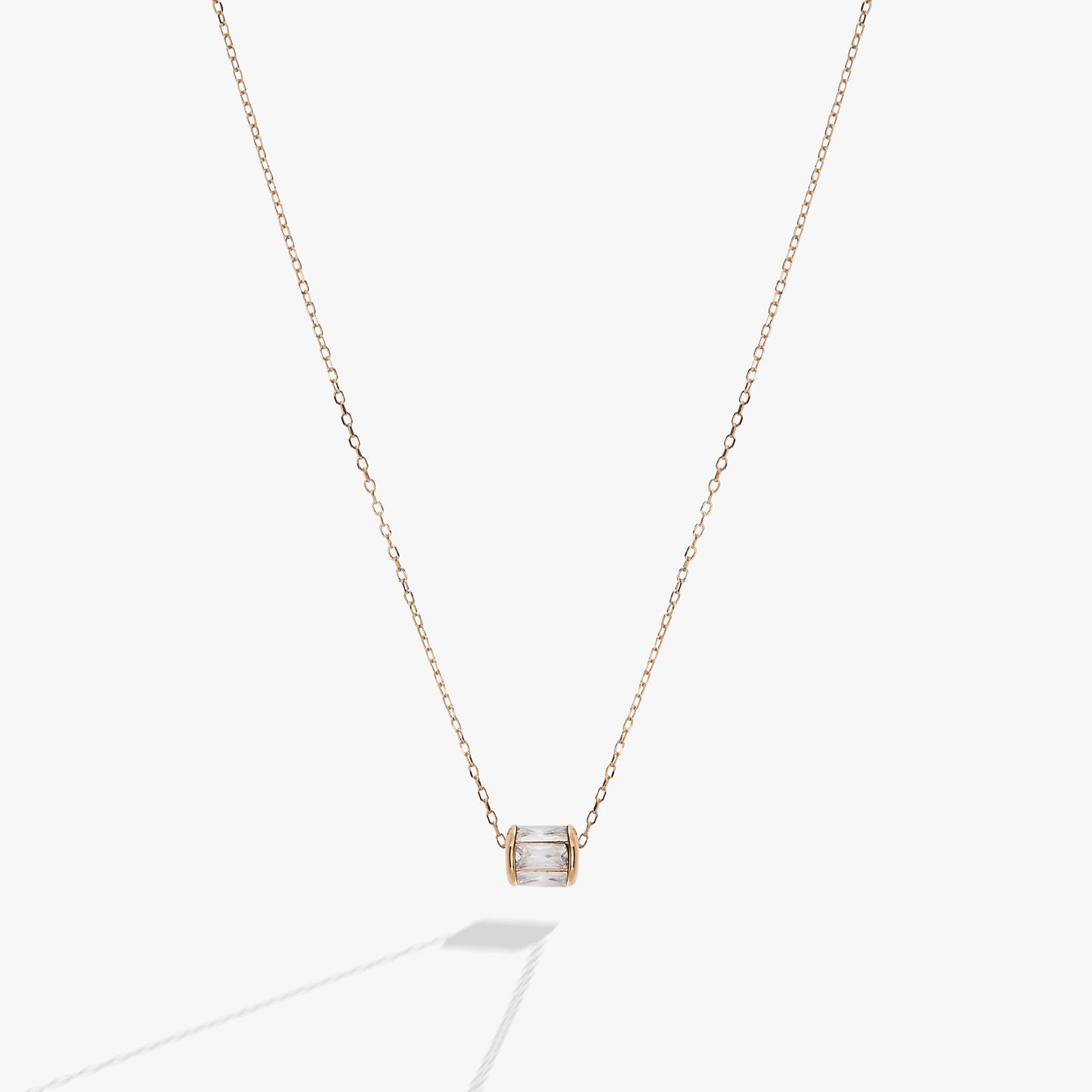 April Birthstone Precious Pendant Necklace