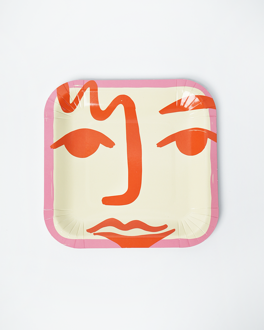 Art Party Dessert Plates (x 12)