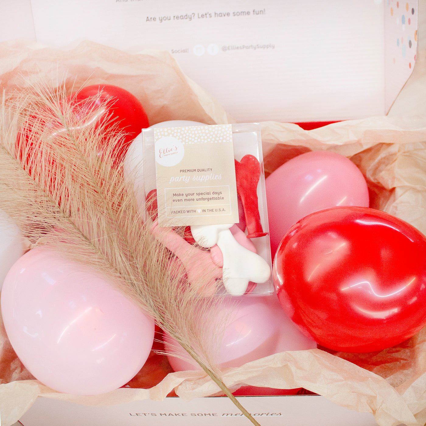 Assorted Mini Heart Balloon Pack