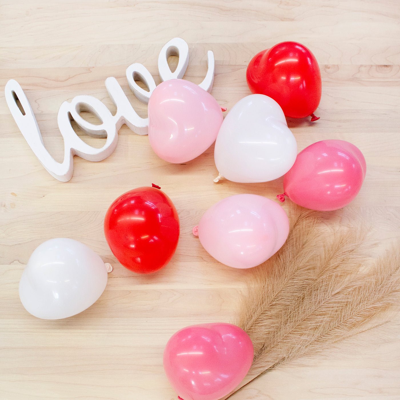 Assorted Mini Heart Balloon Pack