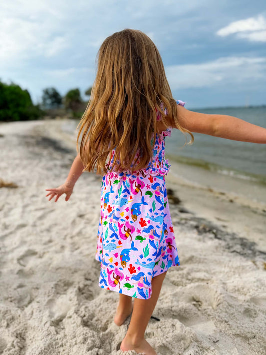 Mermaid Smocked Dress