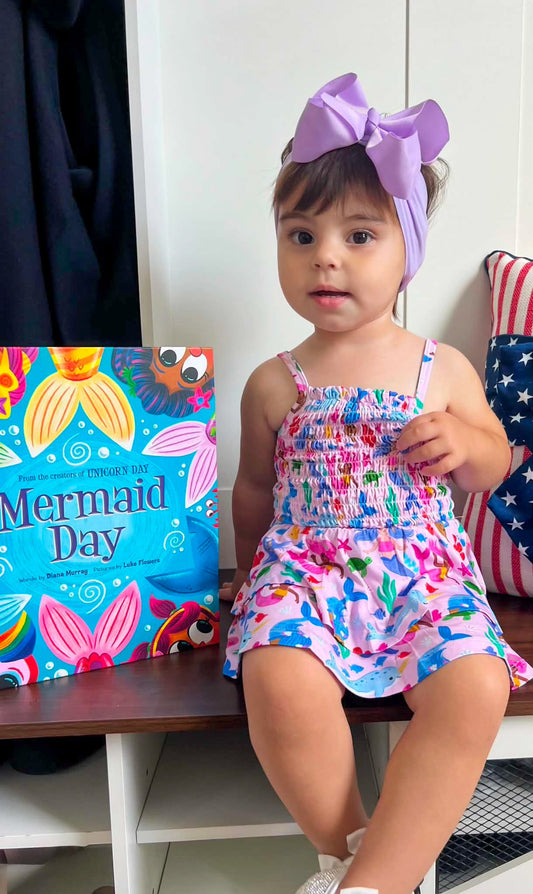 Mermaid Smocked Romper