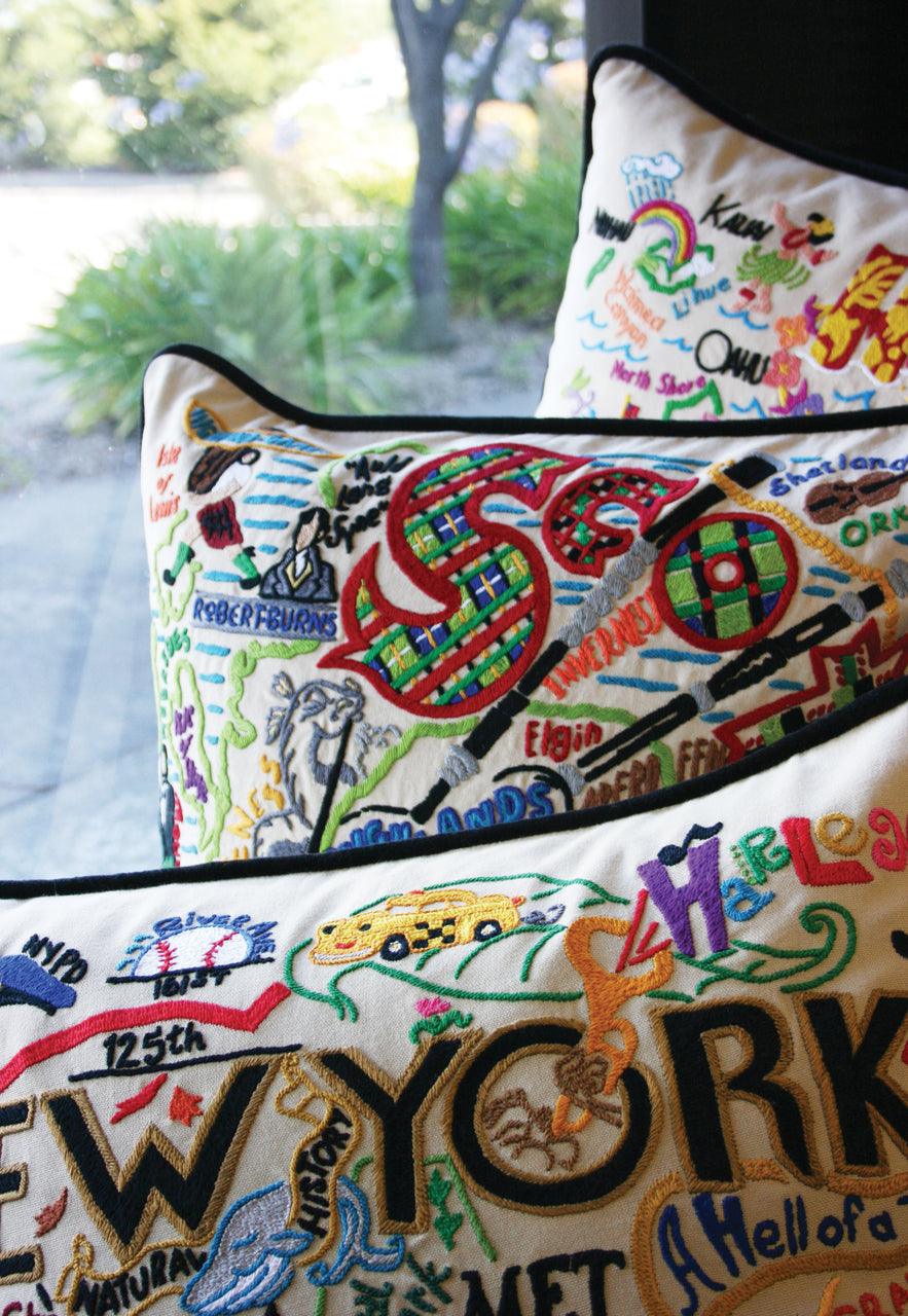 Austin Hand-Embroidered Pillow