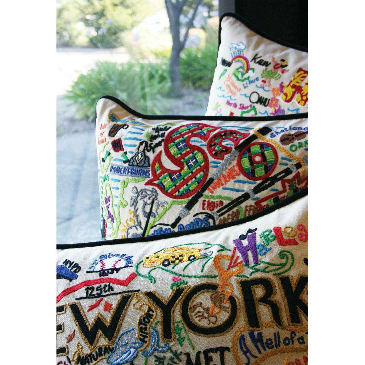 Austin Hand-Embroidered Pillow