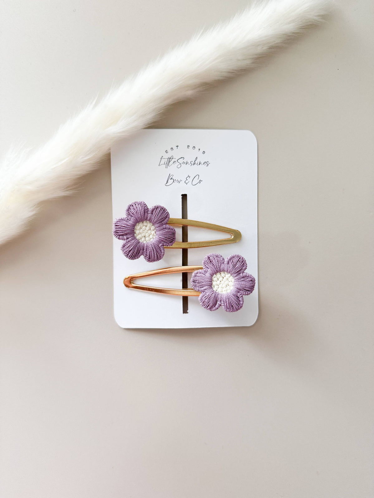 Flower Hair Clips & Nylon Headbands