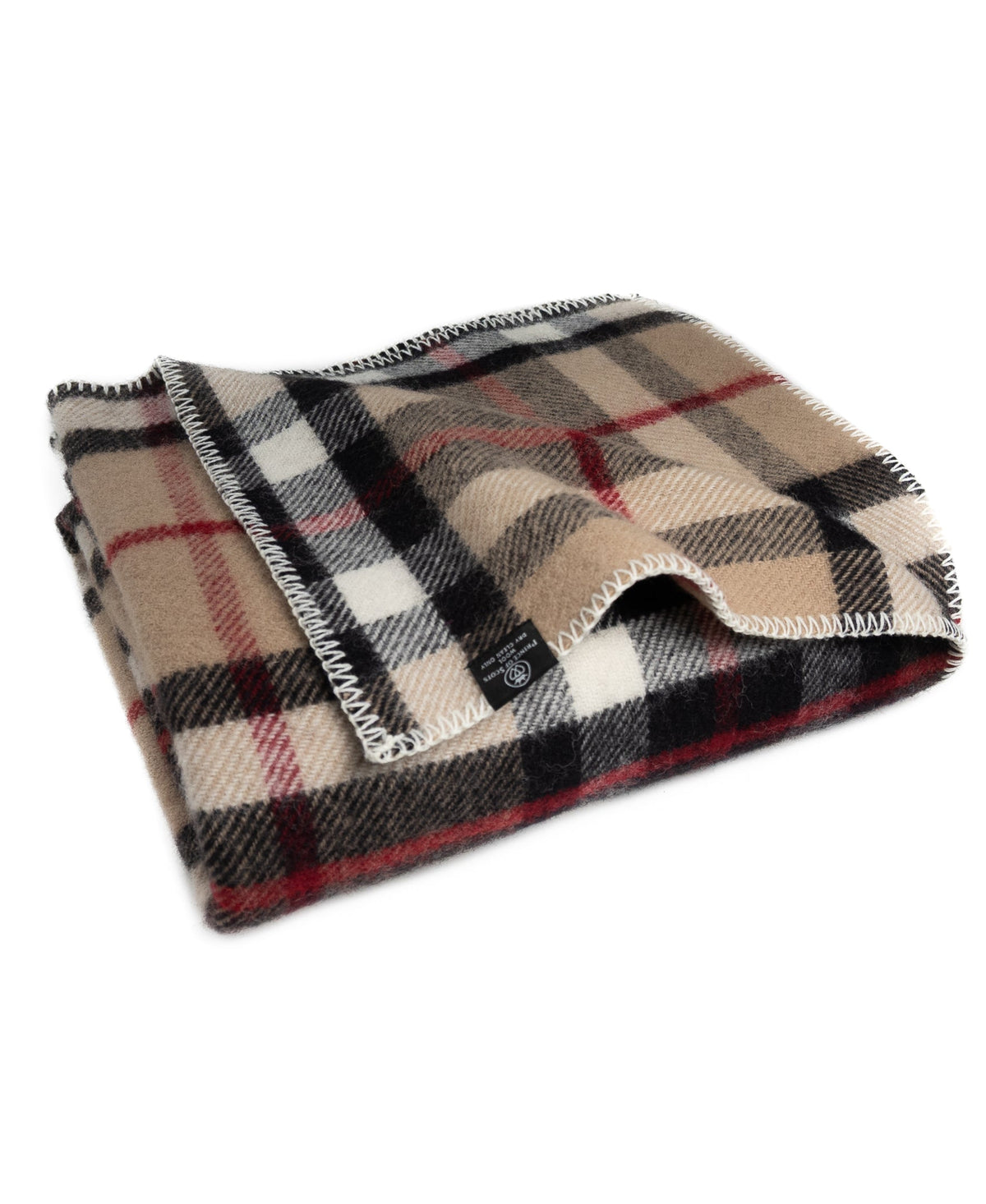 Highland Tweeds Big Throw - Camel Thompson