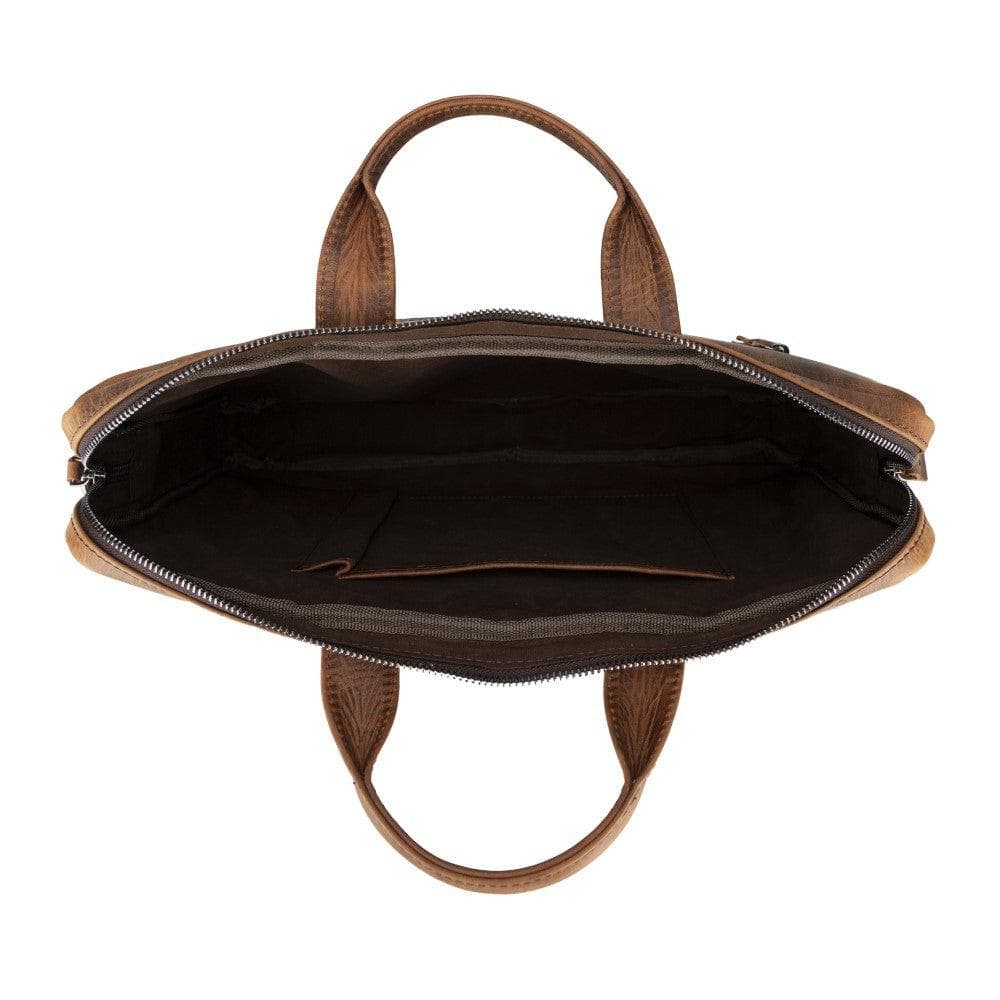 Apollo Leather Business Briefcase / Laptop Case 14"