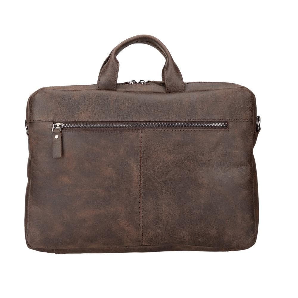 Apollo Leather Business Briefcase / Laptop Case 14"