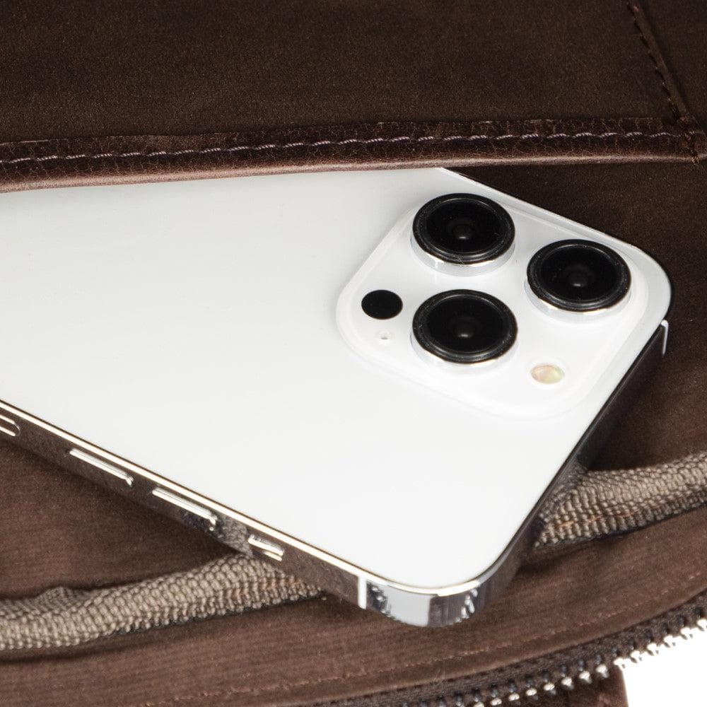 Apollo Leather Business Briefcase / Laptop Case 14"