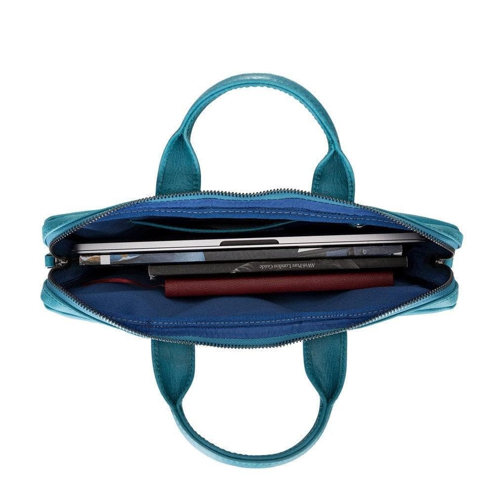 Apollo Leather Business Briefcase / Laptop Case 14"