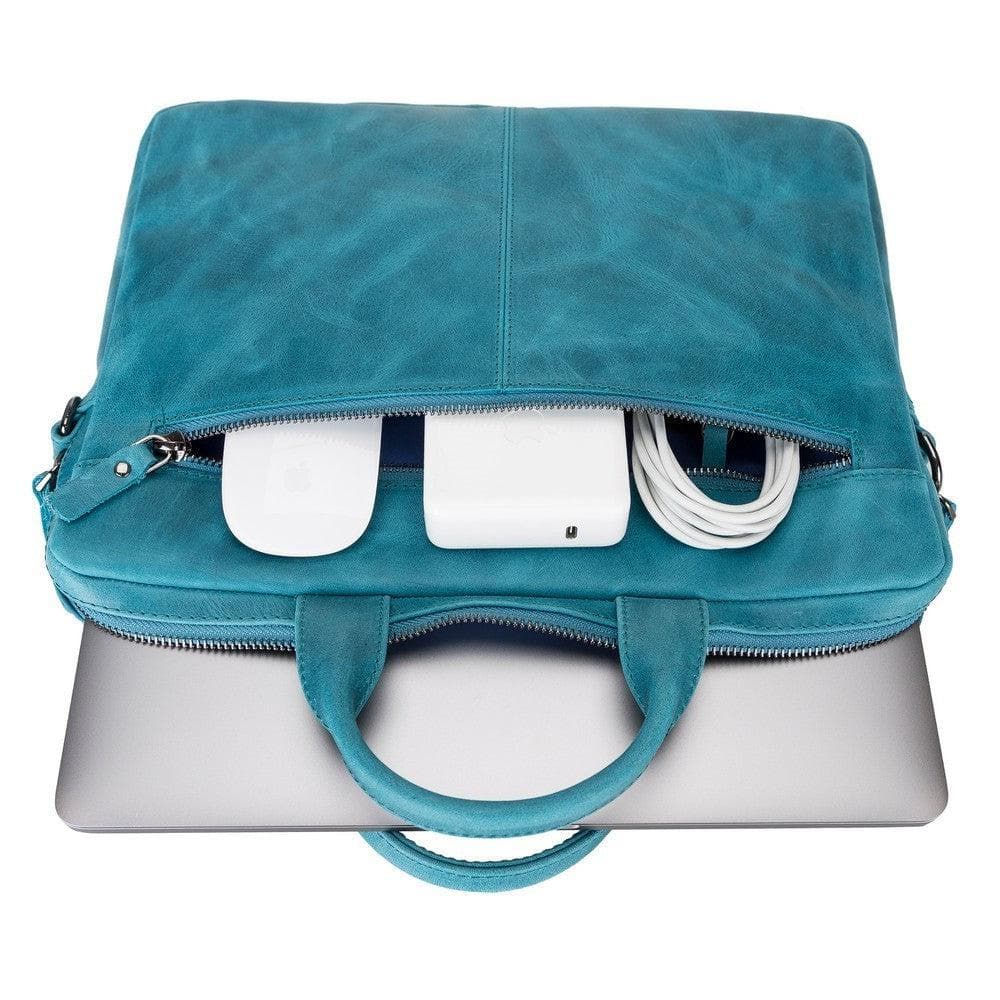 Apollo Leather Business Briefcase / Laptop Case 14"