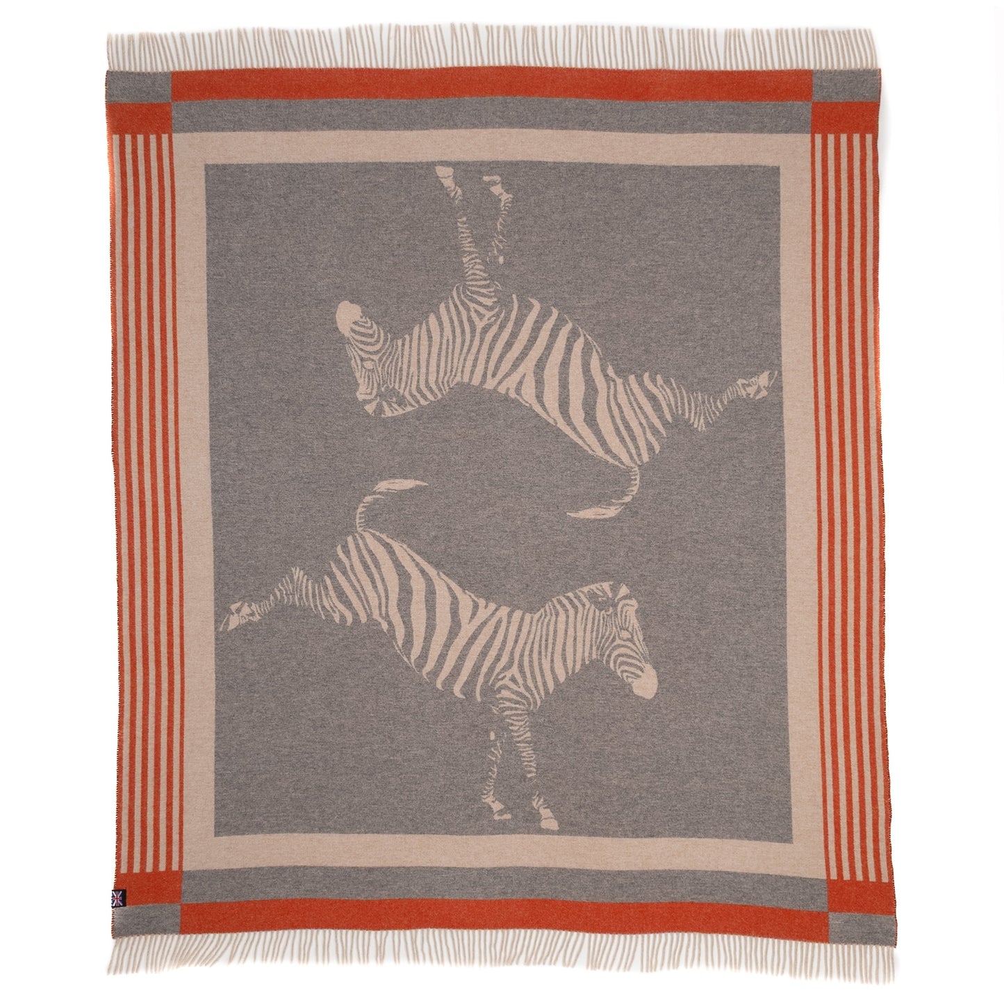 Savanna Equestrian Reversible Throw – Extra-Fine Italian Merino Wool