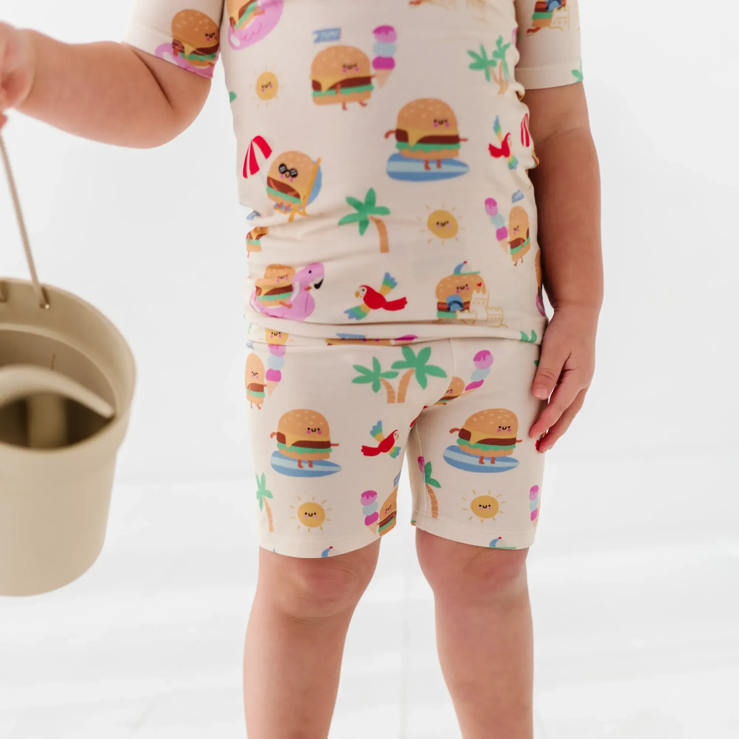 Cheeseburger in Paradise Kids Pajamas