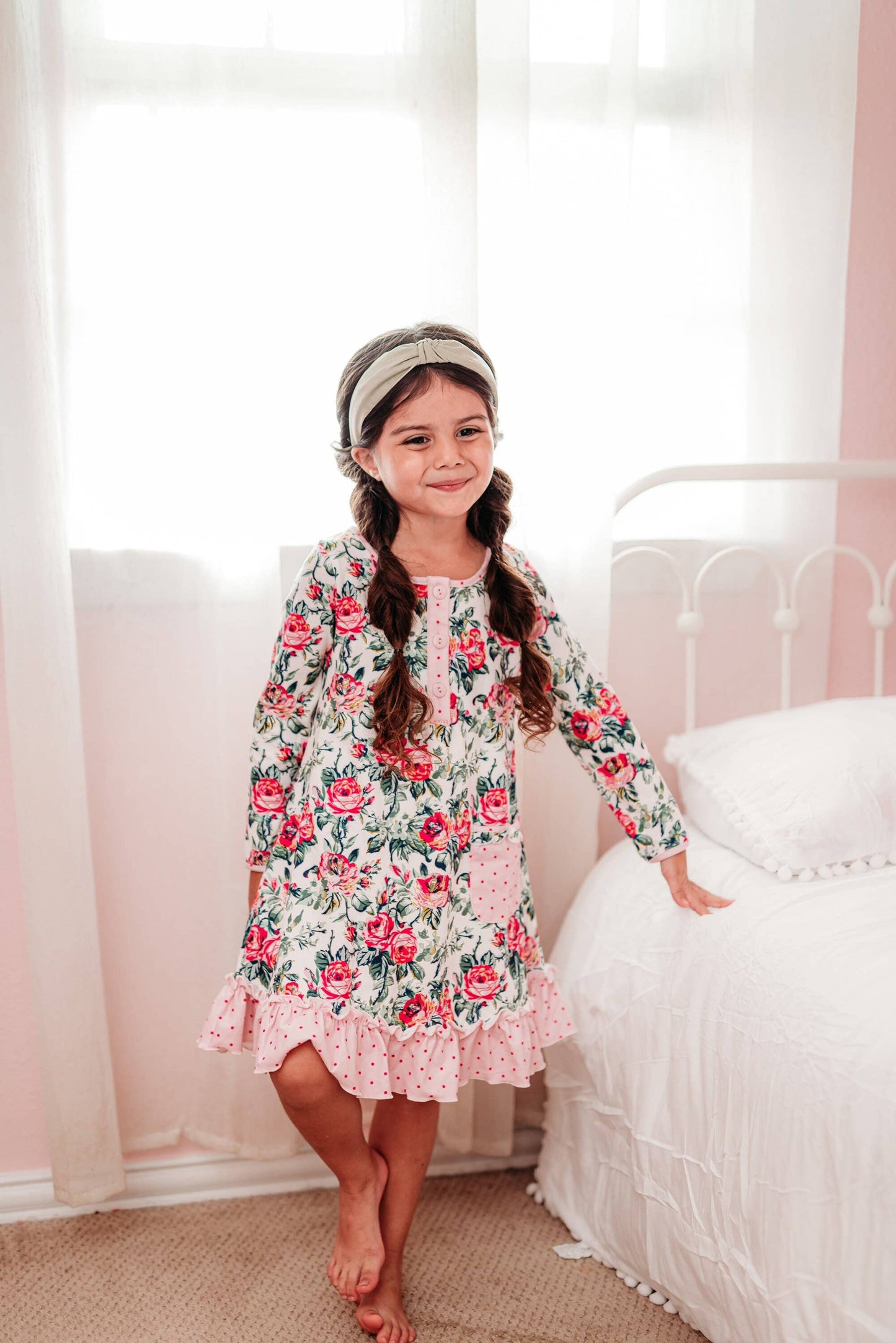 Pink Cowboy Ghosts Halloween Top Knot Headband