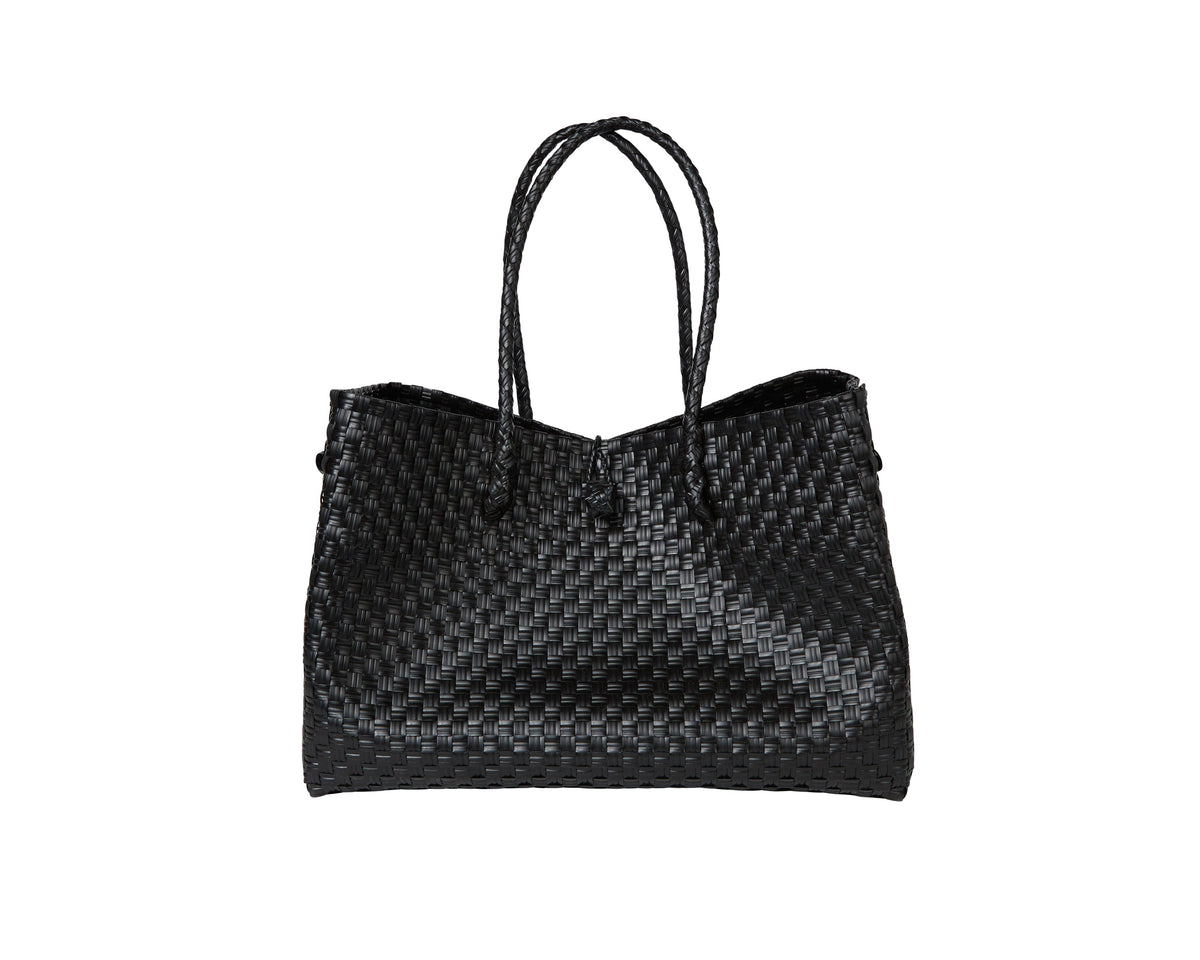 The Midi Piper Handwoven Tote · Recycled Plastic