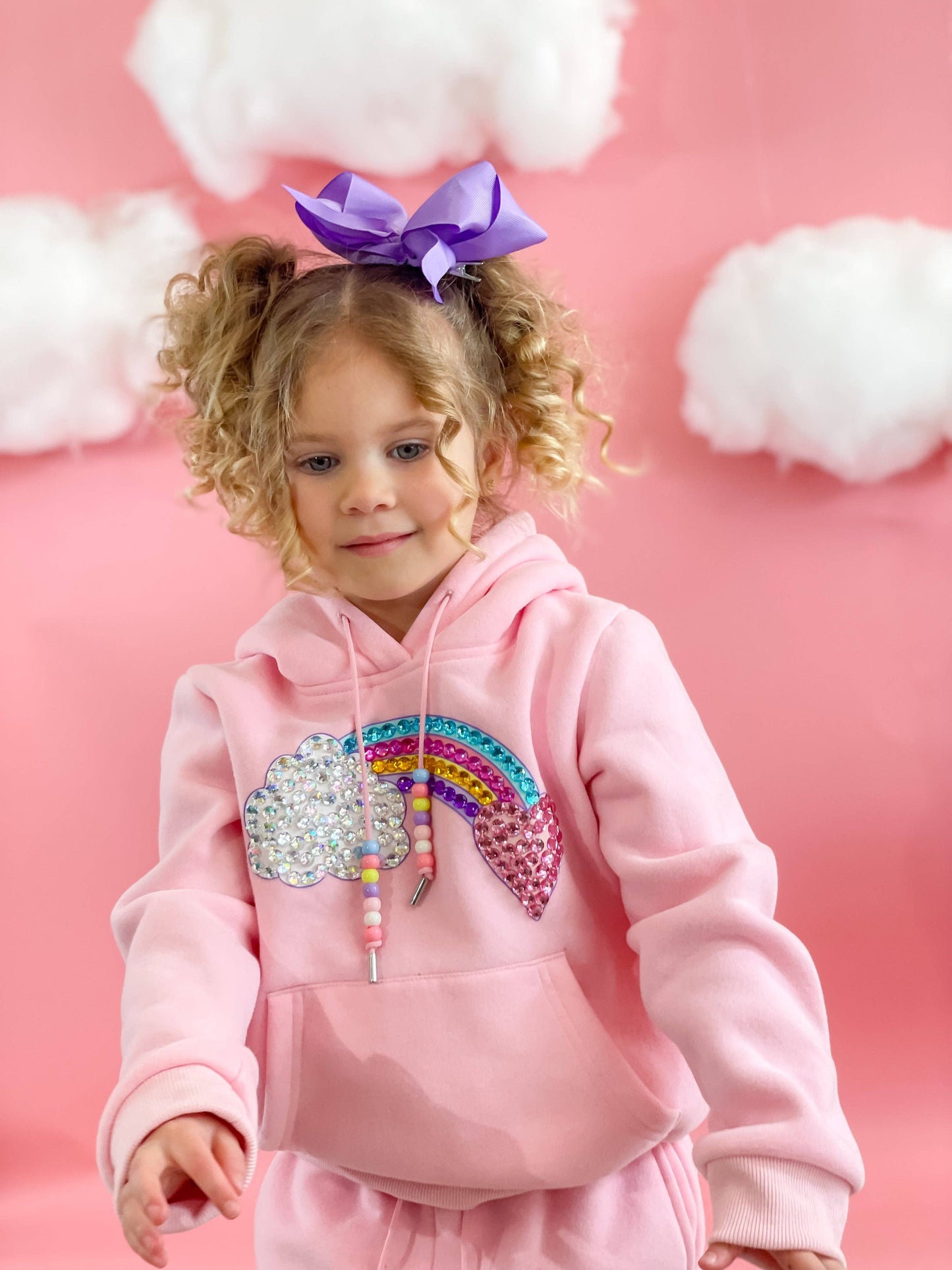 Rainbow Gem Sweatsuit W/ Beads