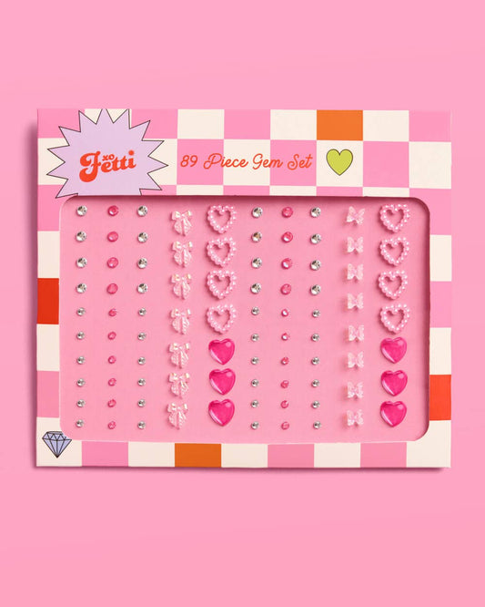 Bow + Heart face gems, Festival, Bachelorette, Coquette