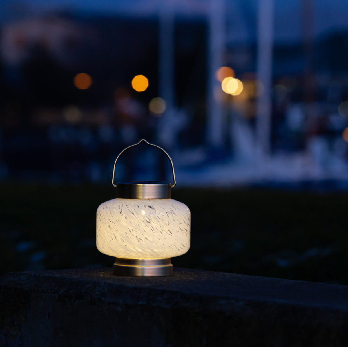 Boaters Solar Lanterns Handblown Glass