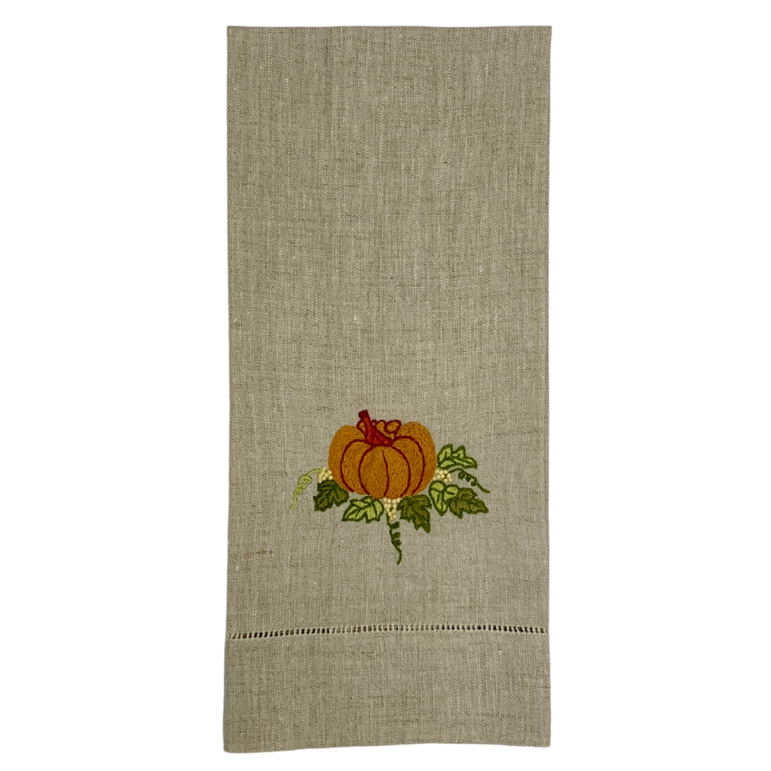Fall Pumpkins Tea Towels