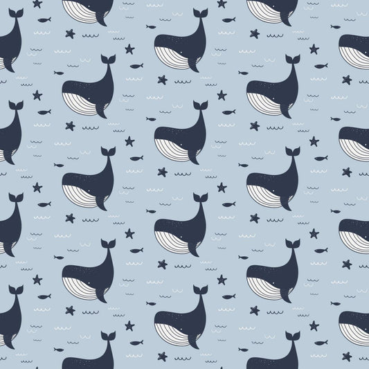 Baby Bib - Whale